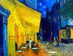 Vincent van Gogh - Terras bij nacht