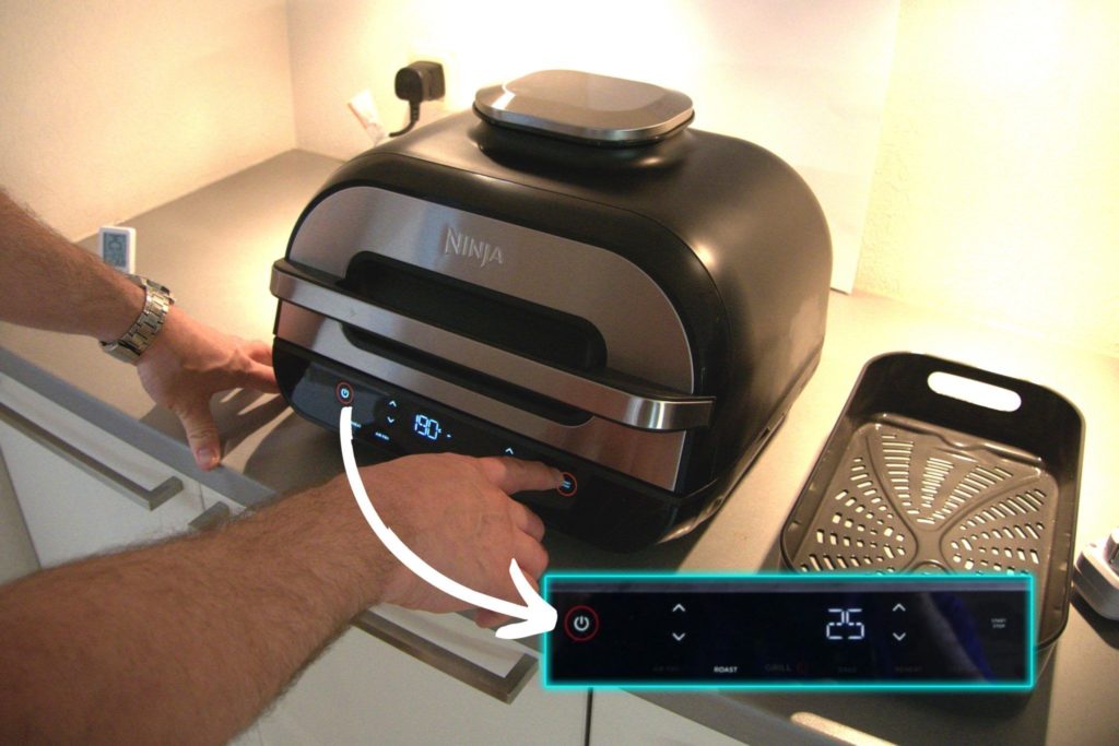 Airfryer Ninja grill controles